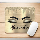 Recherche de or brillant tapis souris Girly