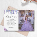 Recherche de fleurs violettes vœux cartes Sweet sixteen