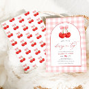 Recherche de cerises invitations Aquarelle