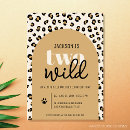 Recherche de motif léopard invitations Safari