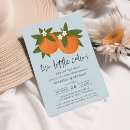 Recherche de orange bleue invitations Baby