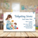 Recherche de baby sitter cartes visite Enseignant