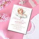 Recherche de silhouette baby shower invitations Rose
