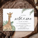 Recherche de la savane invitations Girafe