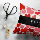 Recherche de rouge coeur coussins Être ma valentine