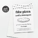 Zoek naar pizza partij posters Met de hand