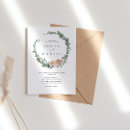 Recherche de noël mariage invitations Minimaliste