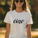 Recherche de ciao bella tshirts Noir et blanc