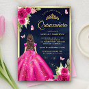 Recherche de brunette anniversaire invitations Quinceañera