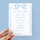 Recherche de bow bridal shower invitations Aquarelle