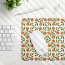 Recherche de fleur orange tapis souris Fleurs de printemps
