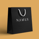 Zoek naar zwart wit cadeautasjes Naam