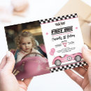 Recherche de race car anniversaire invitations Voiture vintage