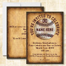 Recherche de baseball graduation invitations Parti