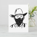 Recherche de de bandit invitations Cowboy