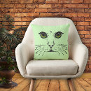 Recherche de yeux verts coussins Chaton