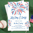 Recherche de 4 juillet invitations Feux d'artifice