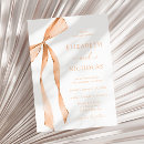 Recherche de ruban orange invitations Simple