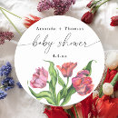 Recherche de fleurs rouges autocollants Aquarelle