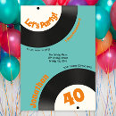 Recherche de fun 40ans anniversaire invitations Amusant