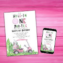 Recherche de golf 1ans anniversaire invitations Aquarelle