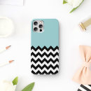 Recherche de zigzag noir et blanc iphone coques Motif géométrique