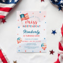 Recherche de tambours invitations Rouge blanc et bleu