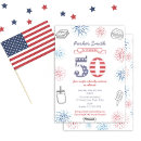 Recherche de red and white invitations Patriotique