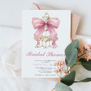 Recherche de champagne brunch bridal shower invitations Rose