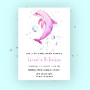 Recherche de dauphins invitations Rose