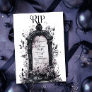 Recherche de gothique anniversaire invitations Vingt ans de deuil