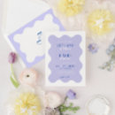Recherche de bleu lavande mariage invitations Couple
