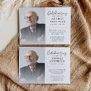 Recherche de mémorial photo invitations Célébration de la vie