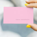 Recherche de tendance cartes visite Minimaliste