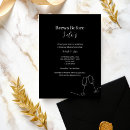 Recherche de black white répétition dîner invitations Simple