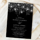 Recherche de lumière noire invitations Bride