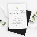 Recherche de voeux mariage invitations Minimaliste