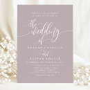 Recherche de lavande mariage invitations Calligraphie
