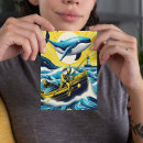Recherche de poissons de lac cartes postales Étang