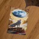 Recherche de lune de loup cartes postales Montagne
