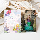 Recherche de little mermaid invitations D'anniversaire de mermaid