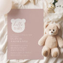 Recherche de ours bébé invitations Nous pouvons attendre