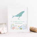 Recherche de baleine mignonne posters Sous la mer