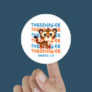 Recherche de tigre orange autocollants Tendance