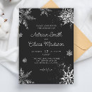 Recherche de snowflake mariage invitations Moderne