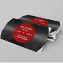 Zoek naar vinyl record visitekaartjes Djs