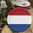 Recherche de pays assiettes en papier Patriotique