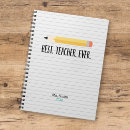 Zoek naar teacher notitieboeken School