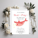 Recherche de shark anniversaire invitations Poisson