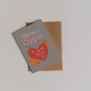 Recherche de amour abstrait cartes postales Coloré